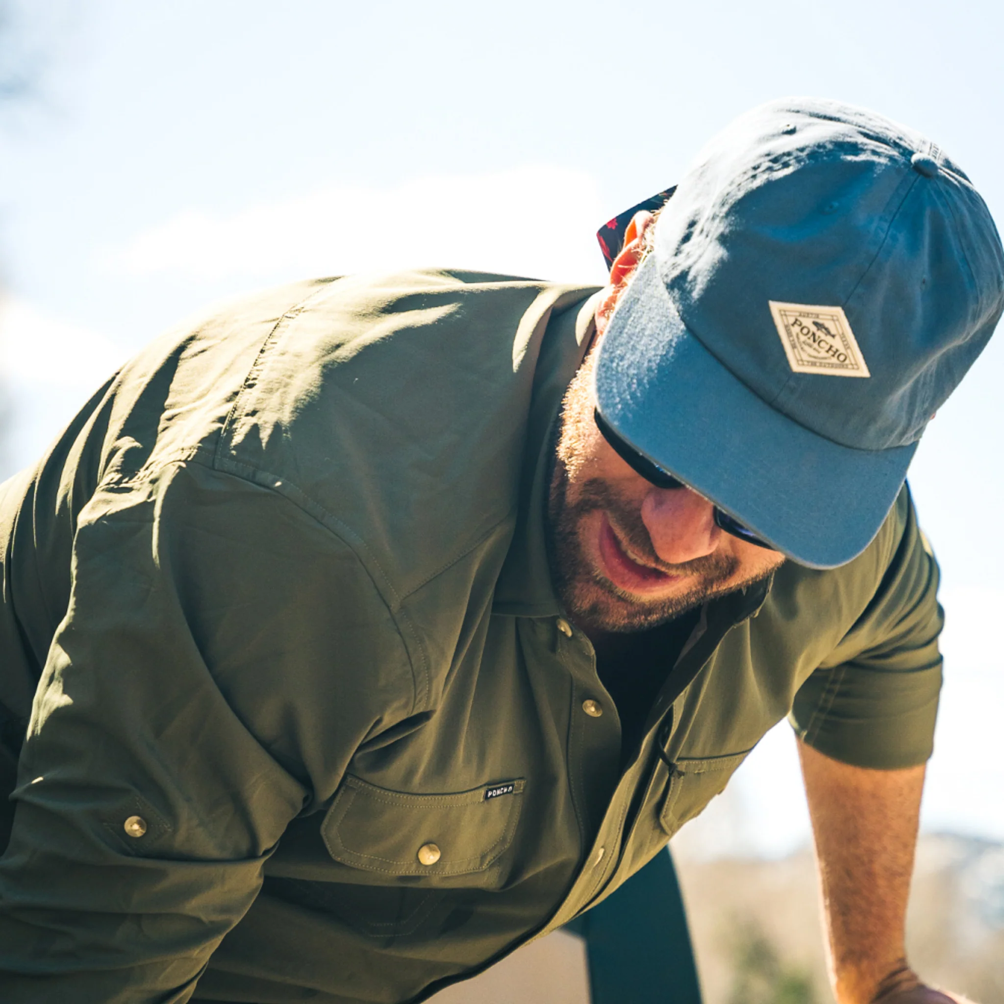 Lake Blue Diamond Patch Hat - Image 2